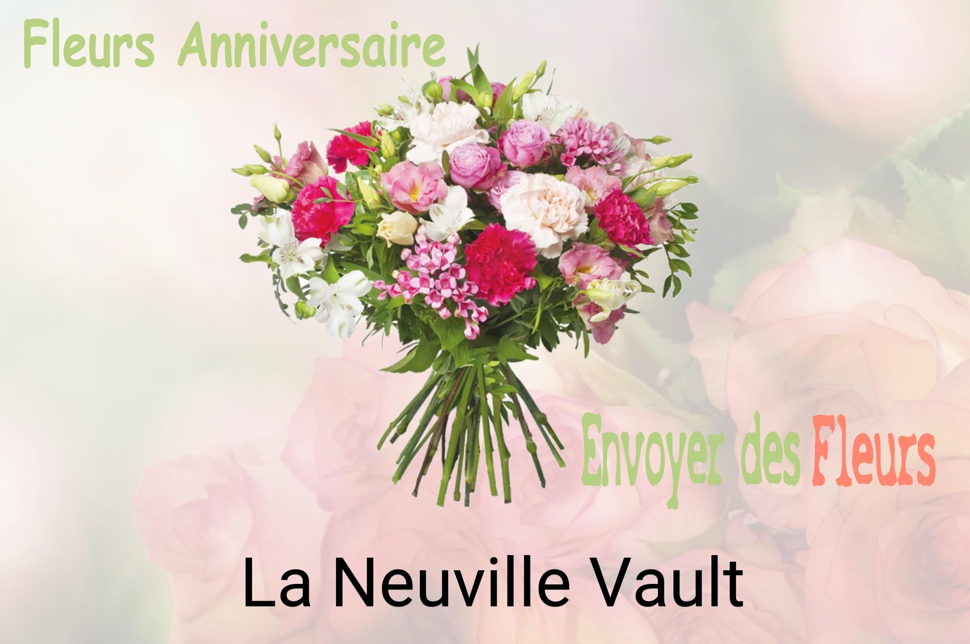 Bouquet de fleurs d’anniversaire livré à La Neuville-Vault