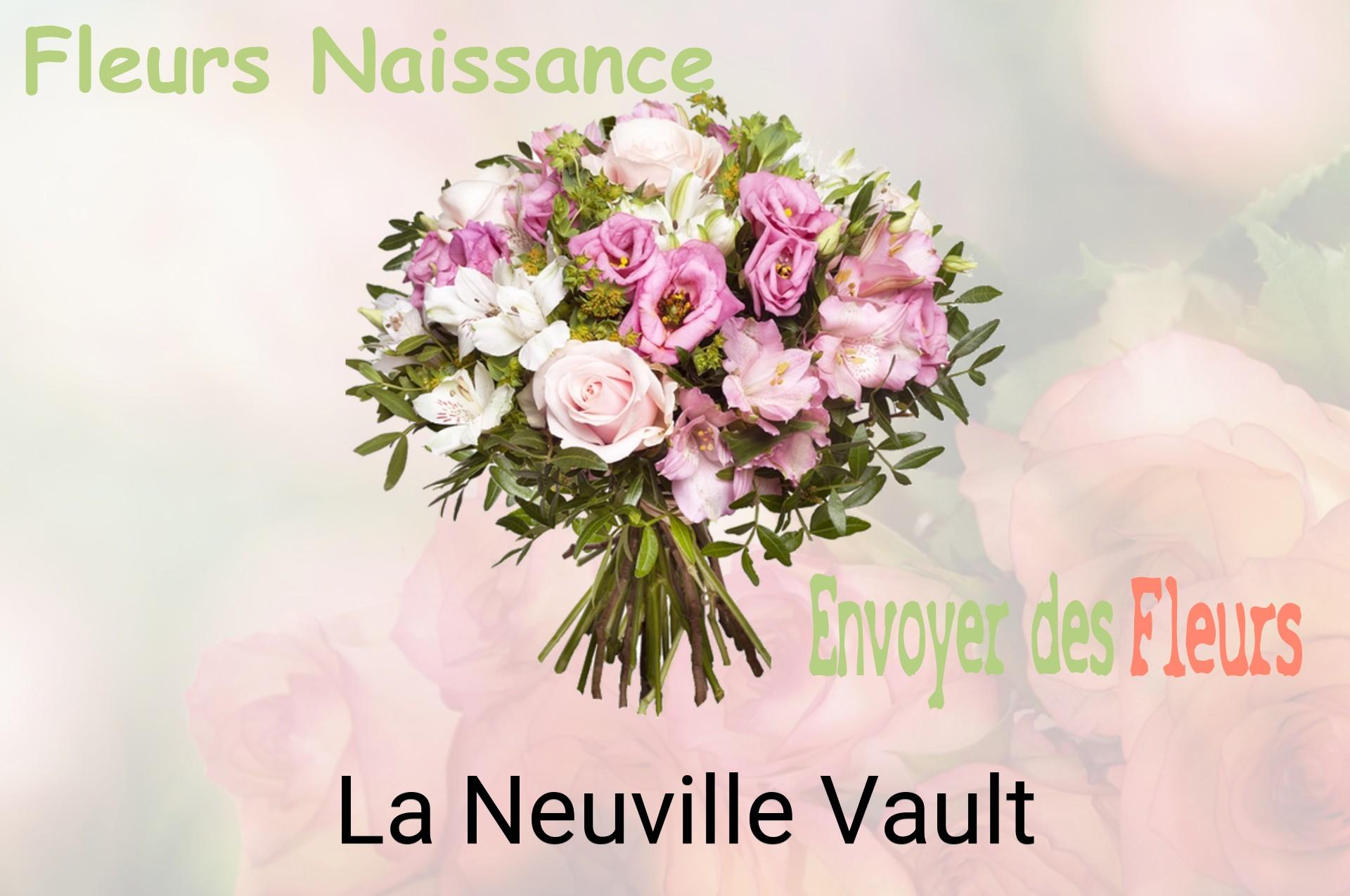 Bouquet de fleurs de naissance livré à La Neuville-Vault